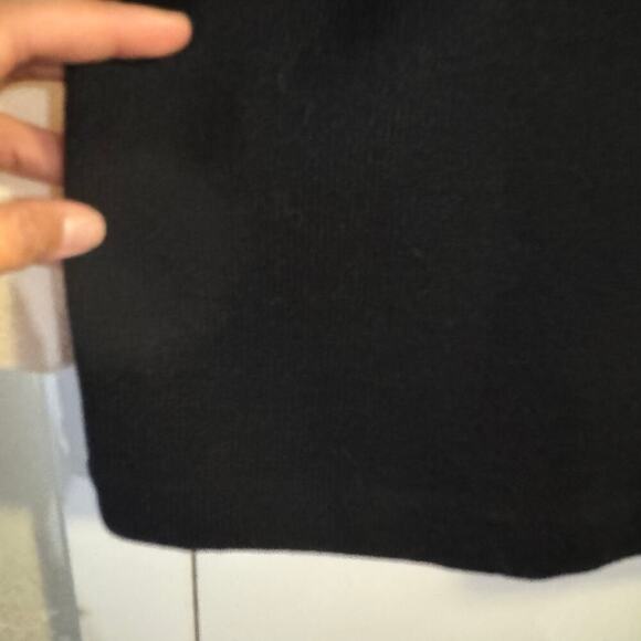 Vintage St. John Sweater Black Ivory USA Made Academia Career Size Small - Picture 3 of 8